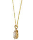 Фото #2 товара Macy's opal (5/8 ct. t.w.) & Diamond (1/6 ct. t.w.) Halo Pendant Necklace in 14k Gold, 16" + 2" extender
