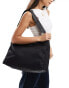 Фото #1 товара Weekday Carry oversized shoulder bag in black