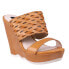Фото #4 товара Diba True Get Smart CutOuts Platform Wedge Womens Brown Casual Sandals 84038-25