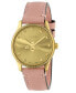 ფოტო #1 პროდუქტის Women's Swiss G-Timeless Slim Light Pink Leather Strap Watch 29mm