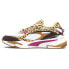 Фото #3 товара Puma RsFast Leopard Lace Up Womens Size 6 M Sneakers Casual Shoes 38712601