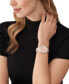 ფოტო #4 პროდუქტის Women's Harlowe Three-Hand Rose Gold-Tone Stainless Steel Bracelet Watch, 38mm