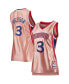 ფოტო #2 პროდუქტის Women's Allen Iverson Pink Philadelphia 76ers 75th Anniversary Rose Gold 1996 Swingman Jersey