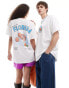 Фото #1 товара Reclaimed Vintage unisex Florida oranges t-shirt in white