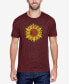 Men's Premium Blend Word Art Sunflower T-shirt Бордовый, Small - фото #1