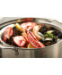 Фото #5 товара D5 Brushed Stainless Steel 8 Qt. Covered Stockpot