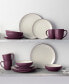 Colorwave Burgundy Coupe 16-Pc. Dinnerware Set, Service for 4