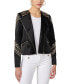 Women's Studded Zipper Jacket