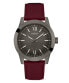 Фото #1 товара GUESS Men's 44mm Watch - Silver Tone Strap Black Dial Silver Tone Case GW0628G4