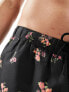 Фото #3 товара ASOS DESIGN co-ord swim shorts in short length in floral print