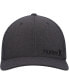 Фото #5 товара Men's Heathered Charcoal Corp Textured Tri-Blend Flex Fit Hat