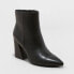 Women's Cullen Ankle Boots - A New Day Black 11