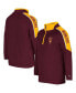 ფოტო #1 პროდუქტის Toddler Boys Maroon Arizona State Sun Devils Team Raglan Quarter-Zip Windshirt