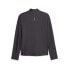 Фото #2 товара Puma M Run Quarter Zip Pullover Mens Grey 52438175