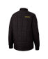 Фото #2 товара Men's Black Iowa Hawkeyes Detonate Quilted Full-Snap Jacket