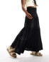 Фото #4 товара ONLY tiered maxi skirt in black