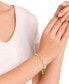 ფოტო #3 პროდუქტის Diamond Accent San Marco Link Bolo Adjustable Bracelet in Silver Plate, Gold Plate or Rose Gold Plate