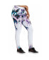 Фото #1 товара Women's Curvy Fit Active Floral Print Poly Tricot Legging