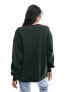 Фото #5 товара Stradivarius French Riviera slogan sweatshirt in green