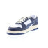 Фото #4 товара Puma Slipstream Lo Vintage Mens Blue White Suede Lifestyle Sneakers Shoes 9