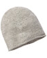 Amicale Cashmere Knit Two-Tone Cashmere Beanie Women's Grey - фото #1