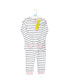 Фото #2 товара Пижама Hudson Baby Cotton Pajama Gray Stripe Pink.