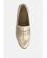 ფოტო #2 პროდუქტის MEANBABE Womens Semicasual Stud Detail Patent Loafers