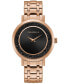 Фото #1 товара Наручные часы Anne Klein Diamond Accent Gold-Tone and Ivory Bracelet Watch 34mm.