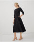 Фото #1 товара Organic Cotton Fit & Flare Open-Back Dress