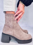 Фото #6 товара Ботинки RUFFIN на устойчивом каблуке в хаки Sturdy Heels