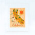 Фото #1 товара Картина на дереве Petit Collage Карта Калифорнии