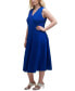 Фото #3 товара Plus Size V-Neck Sleeveless Midi Dress