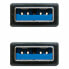 USB 3.0 A to USB A Cable NANOCABLE 10.01.1002-BK Black 2 m