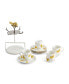 Butterfly Ginkgo 9 Piece Demitasse Cups and Stand Set