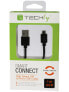 Фото #1 товара Techly ICOC-MUSB-A-010S - 1 m - USB A - Micro-USB B - USB 2.0 - 480 Mbit/s - Black
