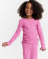 ფოტო #1 პროდუქტის Girls Space-Dyed Side-Ruched Ribbed Top, Created for Macy's