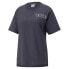 Фото #1 товара Puma Relaxed Crew Neck Short Sleeve T-Shirt X Vogue Womens Blue Athletic Casual