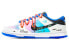 Фото #2 товара 【定制球鞋】 Nike Dunk Low FZBB 解构 赛博朋克 机能 游戏像素 电玩棉花糖 低帮 板鞋 男女同款 蓝紫 / Кроссовки Nike Dunk Low DD1391-001