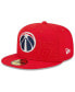 Фото #1 товара Men's Red Washington Wizards 2023 NBA Draft 59FIFTY Fitted Hat