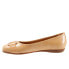Фото #7 товара Trotters Sizzle T1251-180 Womens Beige Extra Wide Ballet Flats Shoes