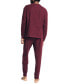 ფოტო #2 პროდუქტის Men's 2-Pc. Relaxed-Fit Waffle-Knit T-Shirt & Pajama Pants Set
