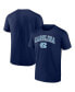 Фото #2 товара Men's Navy North Carolina Tar Heels Campus T-shirt