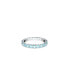 Crystal Round Cut Blue Matrix Ring