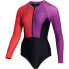 MYSTIC Jayde Swimsuit Long Sleeve Half Zip Rashguard