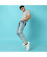 Фото #3 товара Men's Light-Wash Skinny Fit Denim Jeans