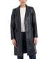 ფოტო #3 პროდუქტის Women's Textured Faux-Leather Jacket