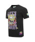 Men's Black SpongeBob SquarePants Life's Sweet T-shirt