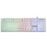 Фото #1 товара Клавиатура Mars Gaming MK220WES RGB Белый