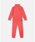 Фото #1 товара Girl Two Piece Thermal Underwear Set Coral - Toddler|Child