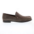 Фото #2 товара Bruno Magli Encino BM1ENCO1 Mens Brown Loafers & Slip Ons Casual Shoes